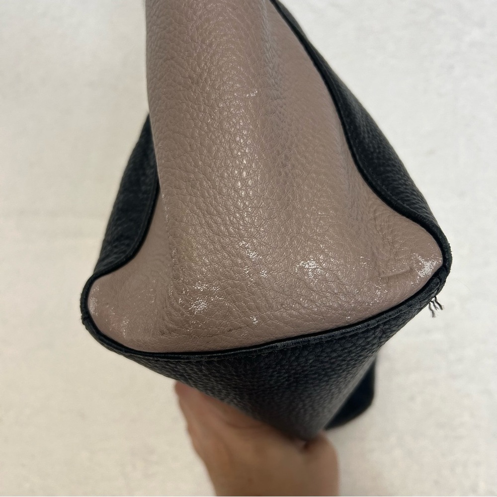 Marc By Marc Jacobs‎ Pebble Leather Tote Bag Purse Brown Black - Picture 10 of 16